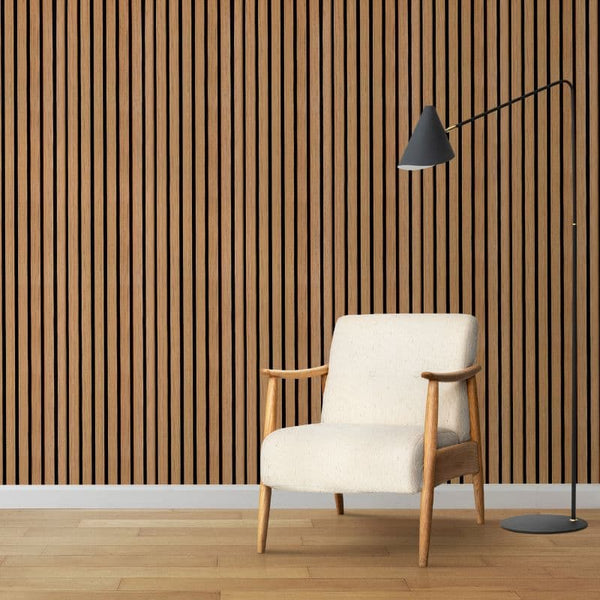 Buy Natural Oak Acoustic Slat Wall Panel | Sulcado | Panel Co