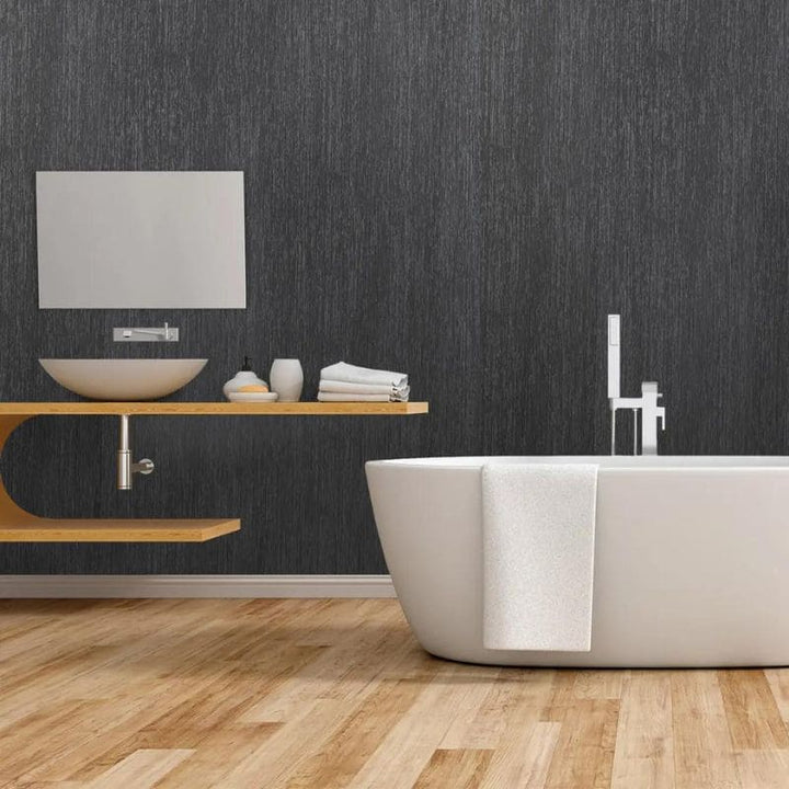 abstract-brushed-black-wall-panel-bathroom