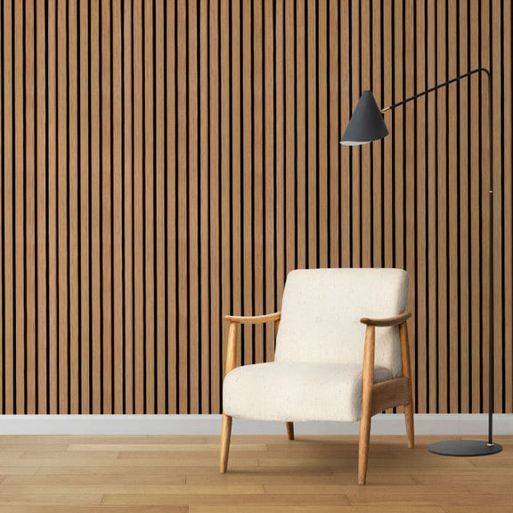 Buy Natural Oak Acoustic Slat Wall Panel 