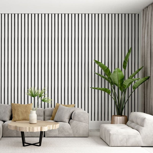 Buy White Acoustic Slat Wall Panelling | Sulcado | Panel Co