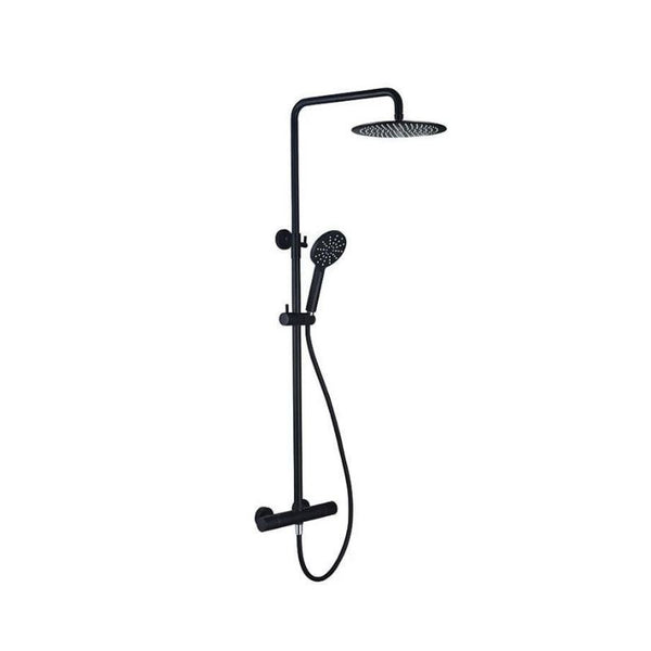 Nero Round Thermostatic Bar and Shower Head | Kartell | The Panel Company