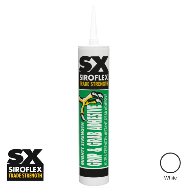 SiroFlex Mighty Strength Grab Adhesive - White