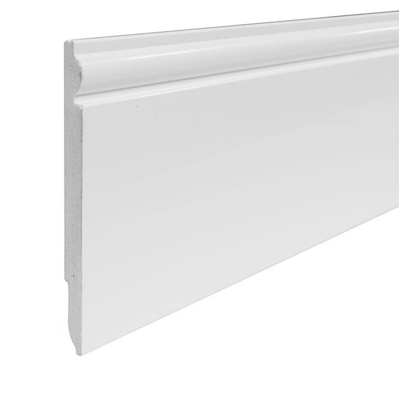 PVC Reversible Skirting Board 125mm x 2.5 2 Pack The Panel Company