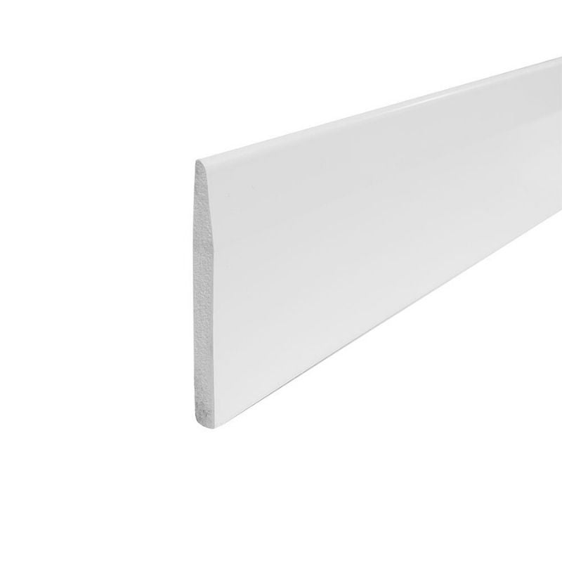 PVC Solid Core Skirting Board 95mm x 2.5 2 Pack The Panel Company